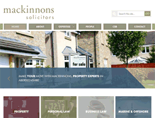 Tablet Screenshot of mackinnons.com